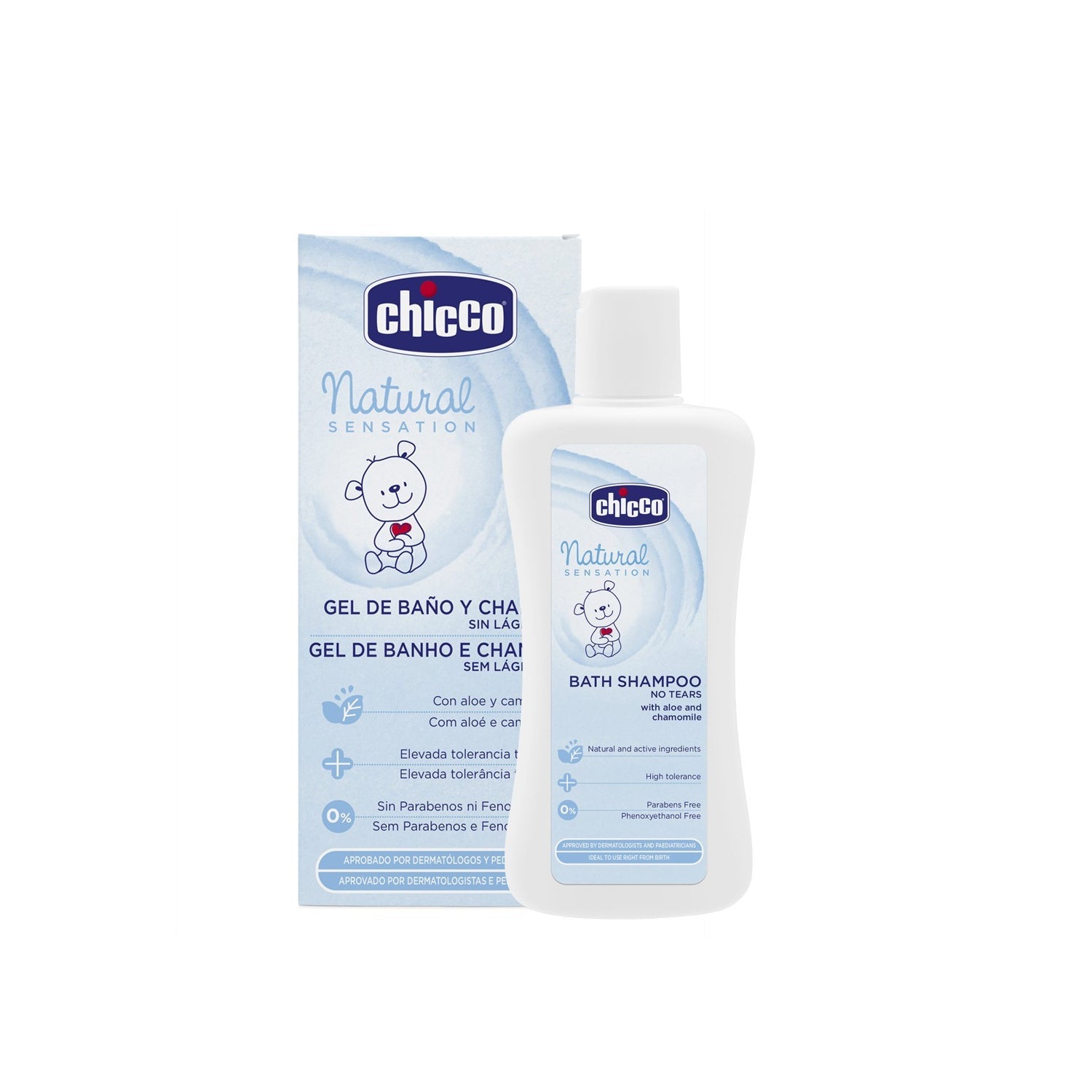 Chicco Natural Sensation Gel de Baño y Champú 200ml