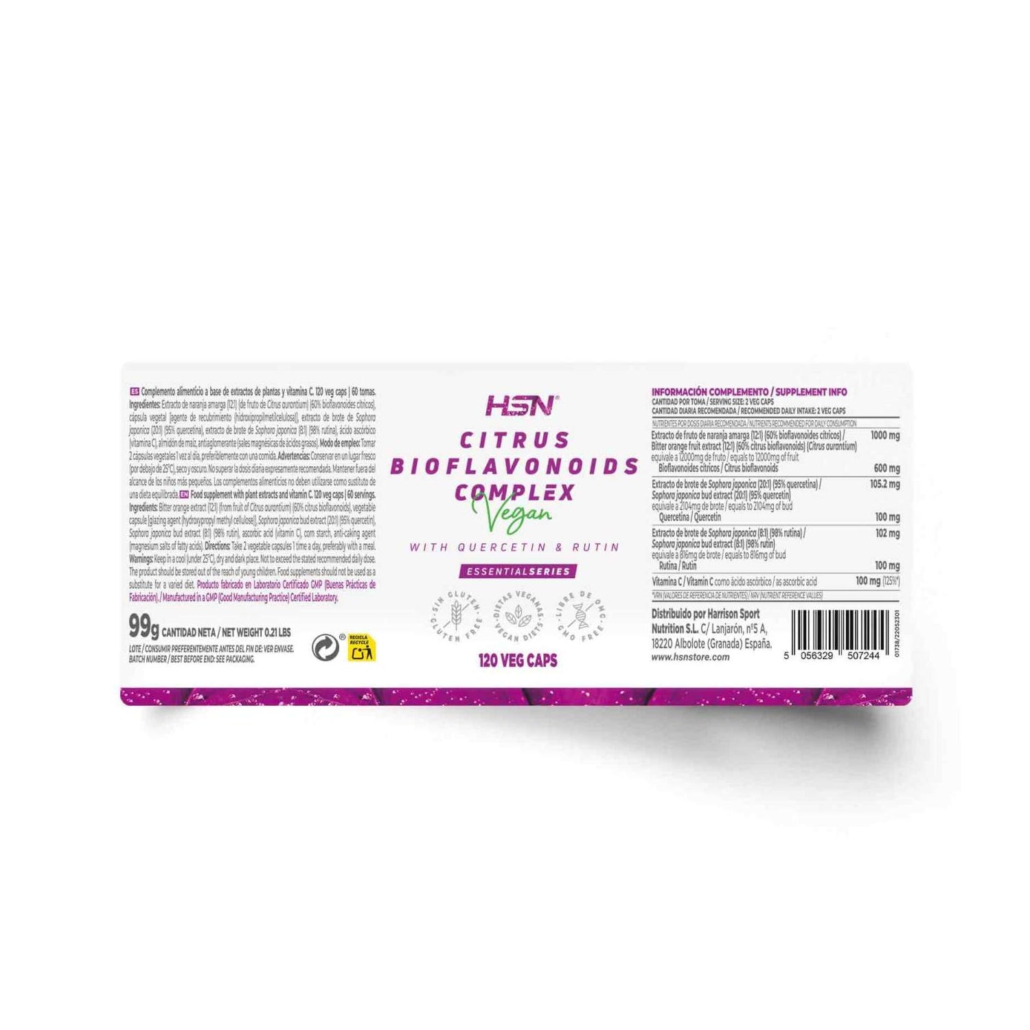 HSN Bioflavonoides Cítricos Complex 120vcaps