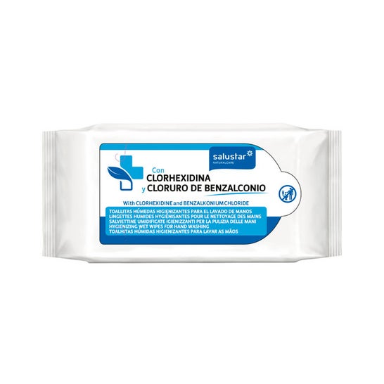 Salustar Toallitas Clorhexidina Benzalconio de Bolsillo 10uds