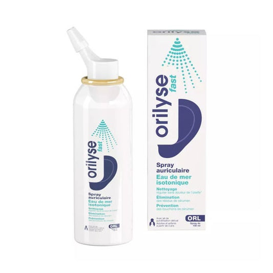 Orilyse Fast Spray Auriculaire Eau de Mer Isotonique 100ml