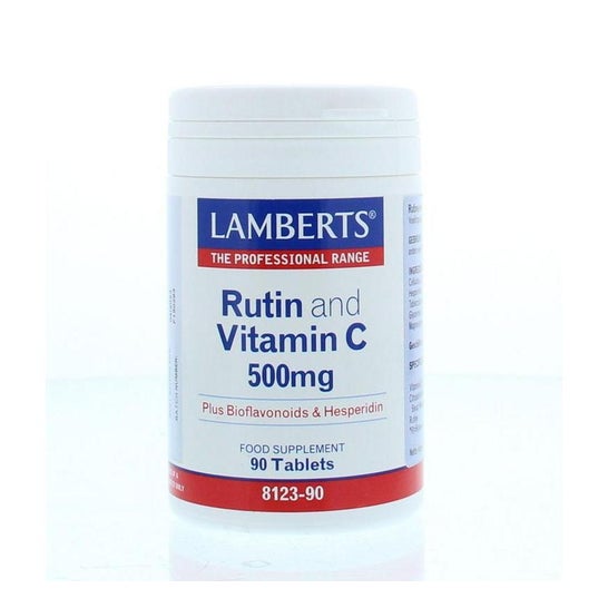 Lamberts Rutina y Vitamina C 500mg + Bioflavonoides 90comp