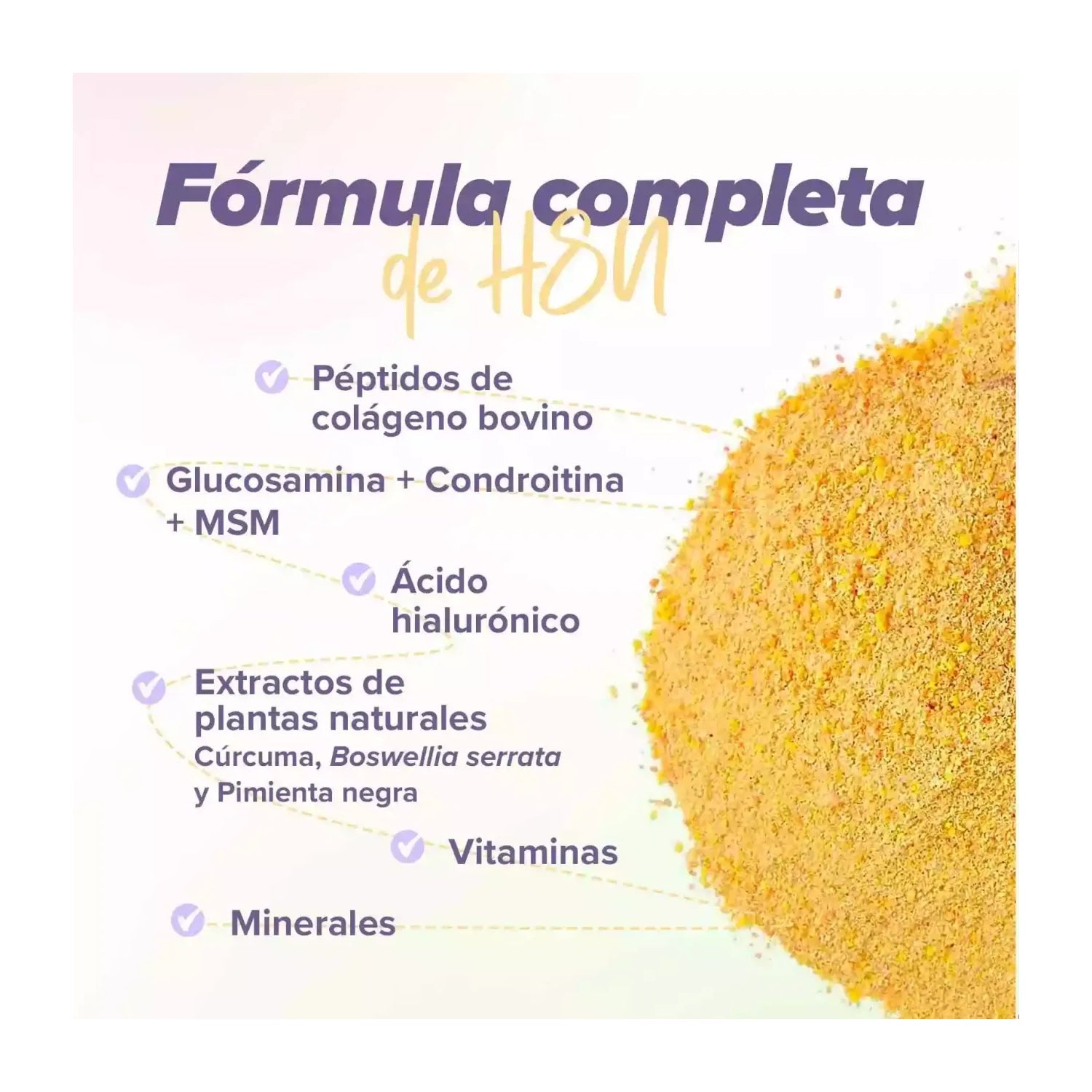 HSN Col��geno Salud Articular en Polvo Melocotón Tropical 500g