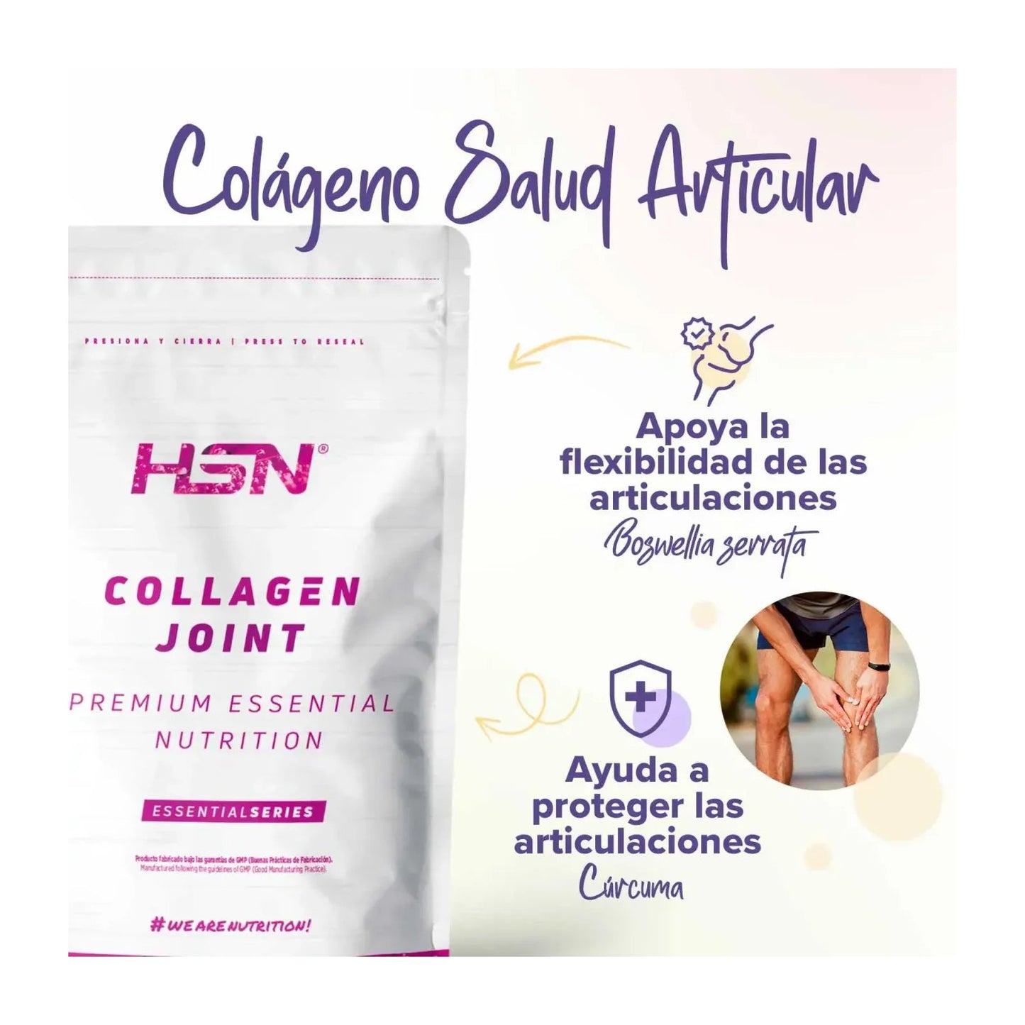 HSN Col��geno Salud Articular en Polvo Melocotón Tropical 500g