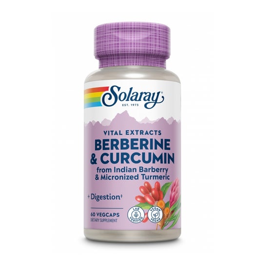 Solaray Berberine & Curcumin 600mg 60caps