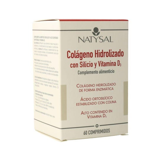 Natysal Colageno Hidrolizado con Silicio y Vitamina D3 60comp