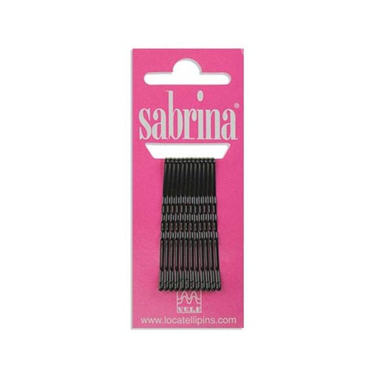 Eurostil Sabrina Clips 48 mm Negro 12 uds
