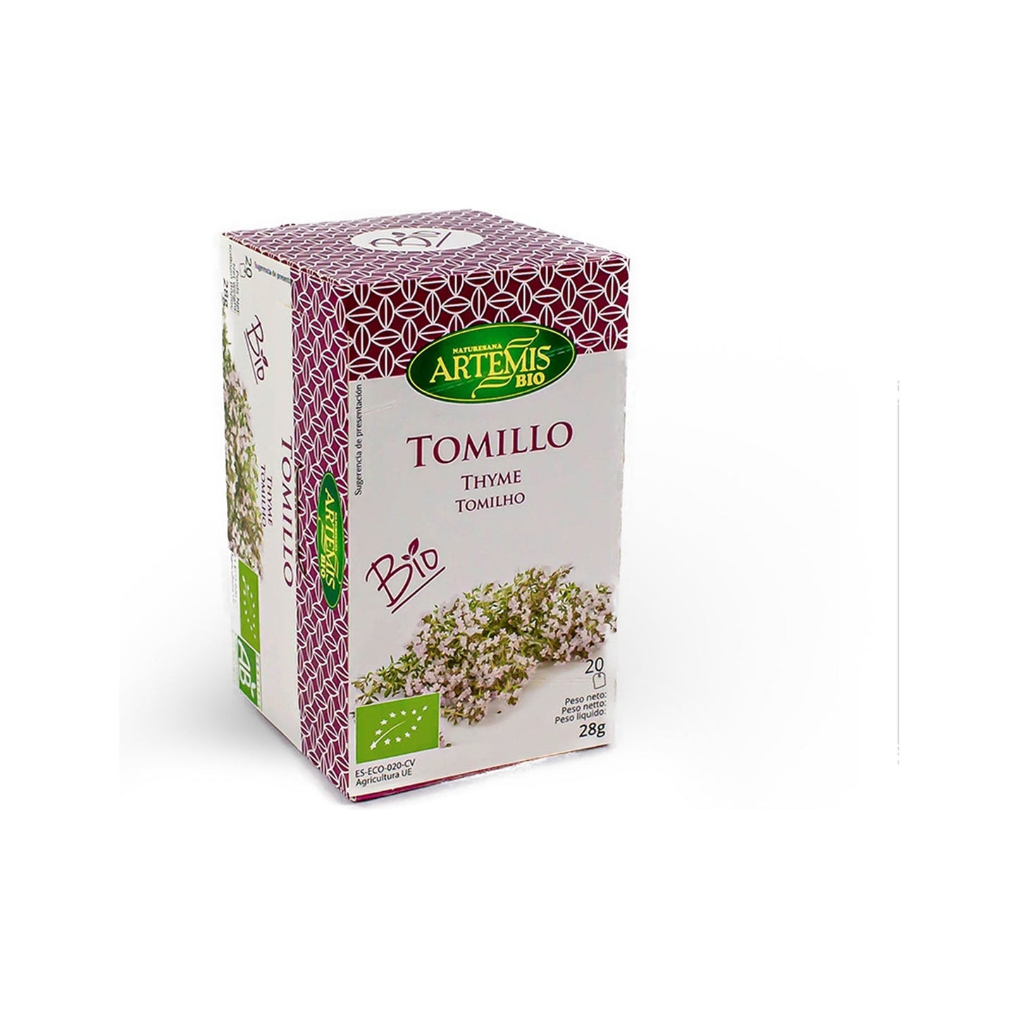 Artemis Tomillo Infusión Bio 20uds
