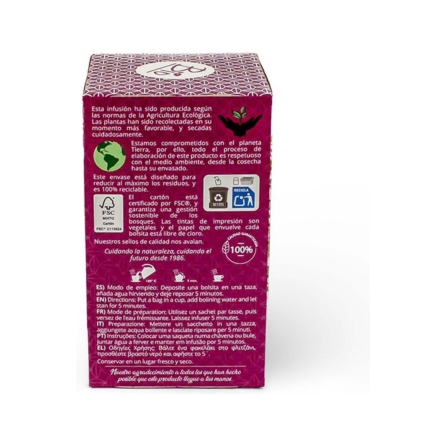 Artemis Tomillo Infusión Bio 20uds