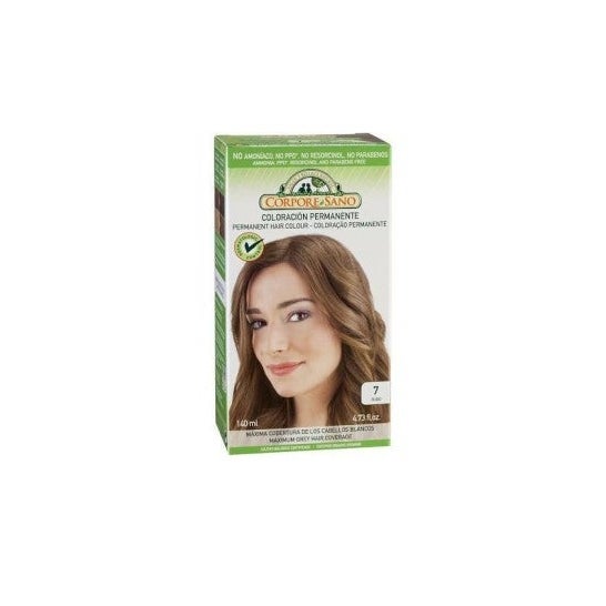 Corpore Sano Tinte Permanente Nº 7 Rubio 140ml