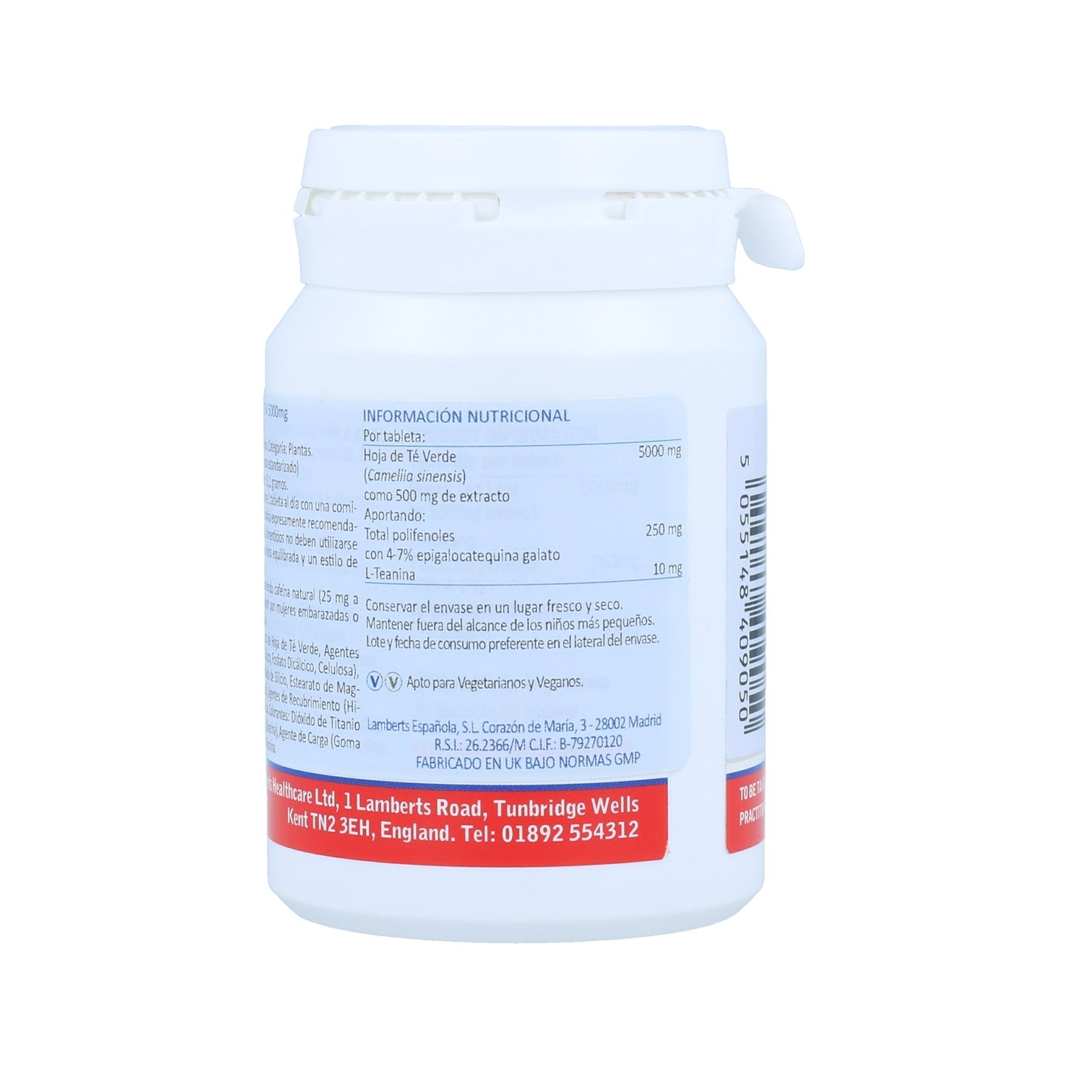Lamberts Chá Verde 5000mg Comp 60