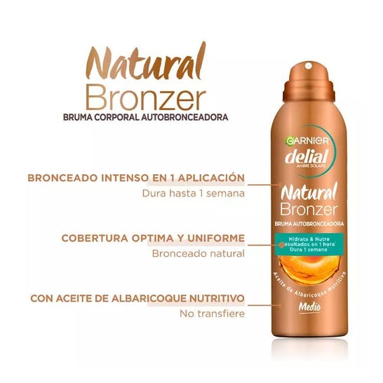 Garnier Delial Bruma Autobronceadora Corporal Medio 150 ml