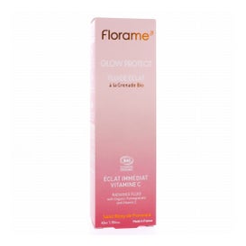 Florame Glow Protect Fluido Iluminador Granada Bio 40 ml