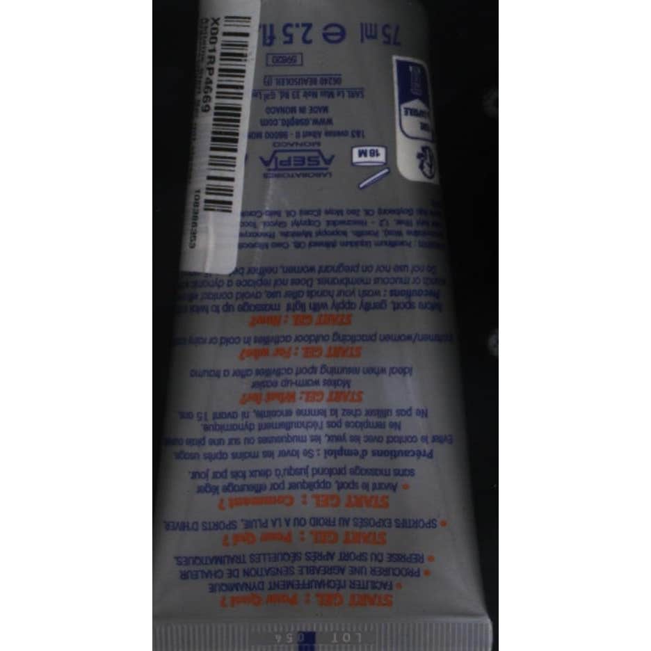 Akileine Sports Start Gel Efecto Calor 75ml