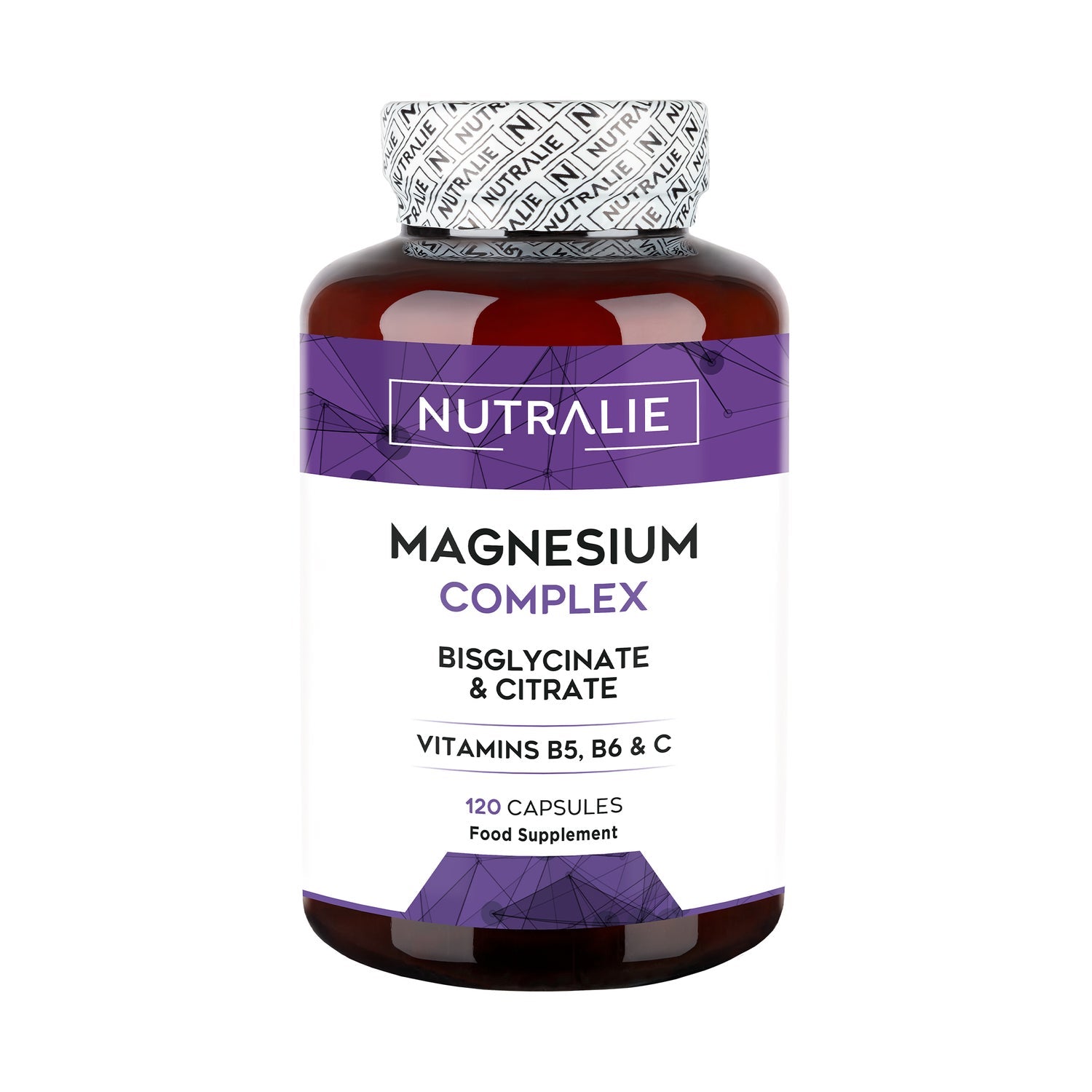 Nutralie Magnesio Complex + Bisglicinato y Citrato 120caps