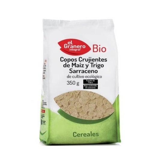 Granero Integral Copos Crujientes Maíz Trigo Sarraceno 350g
