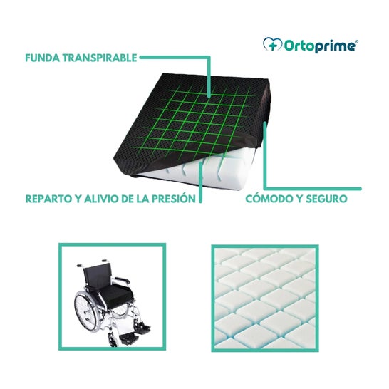 OrtoPrime Cojín Antiescaras Ranurado Anatómico 1ud