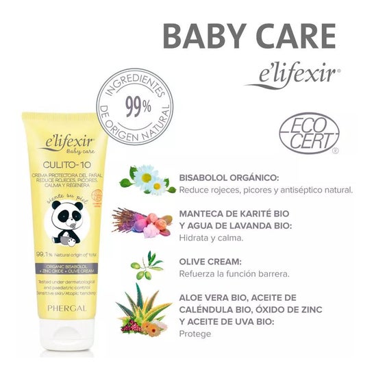 E'lifexir Baby Care Culito 10 Crema Protectora del Pañal 75ml