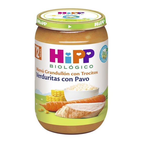 Hipp Tarrito de Verduritas con Pavo Bio 220g