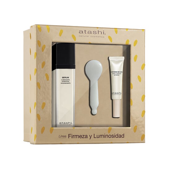 Atashi Cofre Antiedad Serum + Contorno + Cuchara de Jade