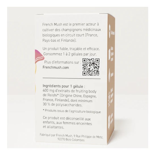 French Mush Reishi Bio 56 Gélules