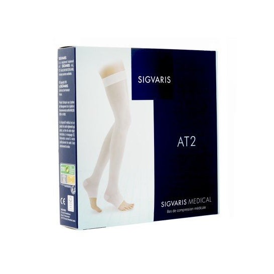 Sigvaris AT2 Media Autofix PA Blanco C3 1 Par
