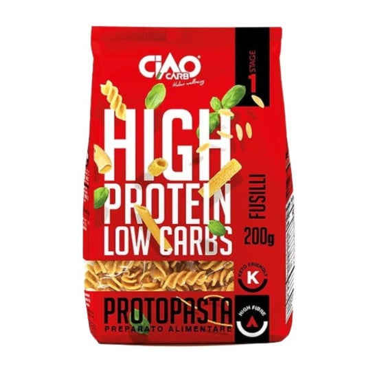 Ciaocarb Espirales Bajas en Carbohidratos 200 g
