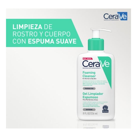CeraVe Gel Limpiador Espumoso 236ml