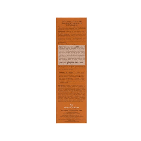 Avène Solar leche niños SPF50+ 100ml