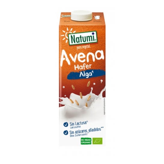 Natumi Bebida Vegetal Avena Algas Sin Gluten Bio 1000 ml