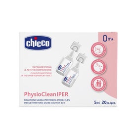 Chicco PhysiocleanIPER Solución Salina Hipertónica 20x5ml