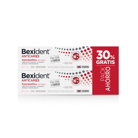ISDIN Bexident Anticaries Pasta Dentífrica 2x125ml