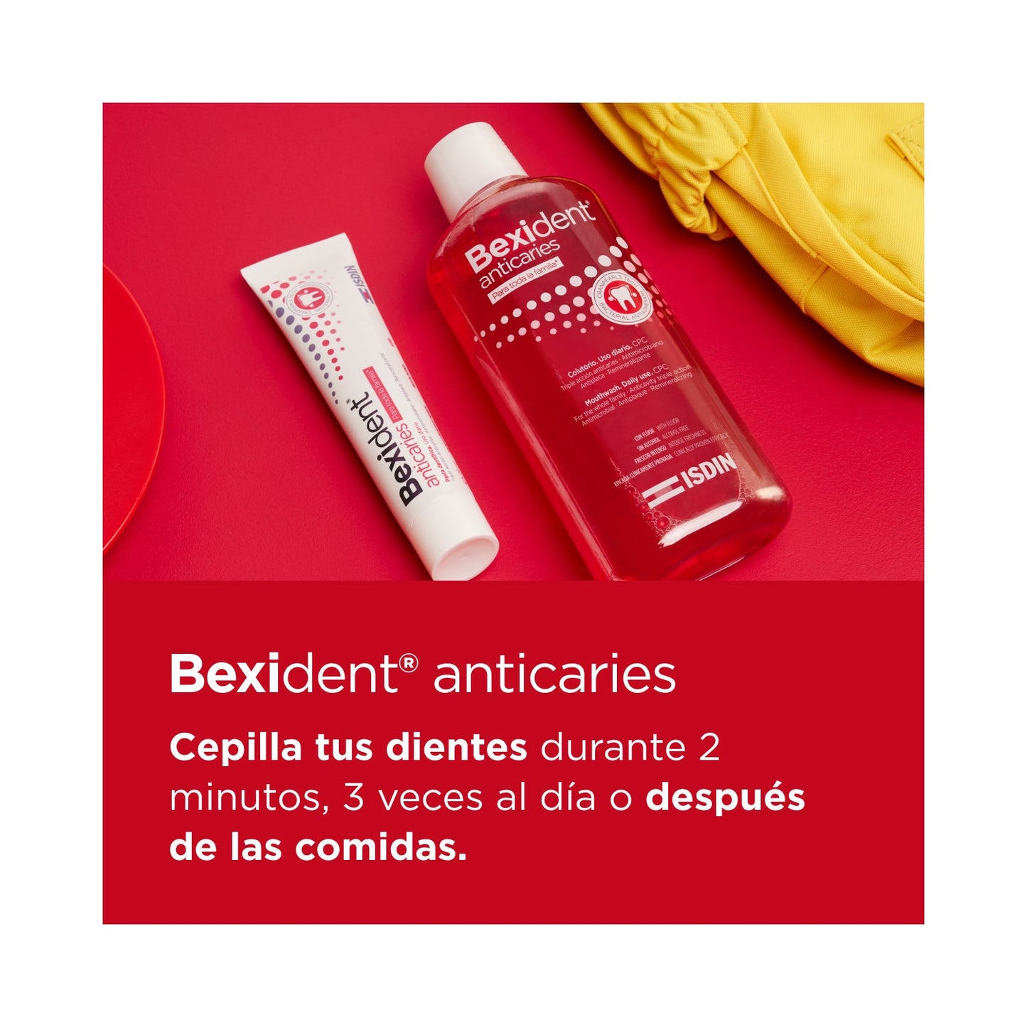 ISDIN Bexident Anticaries Pasta Dentífrica 2x125ml