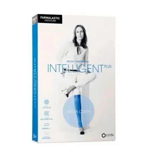 Farmalastic Novum Media Corta Intelligent Plus Comp.Normal Canela T-2