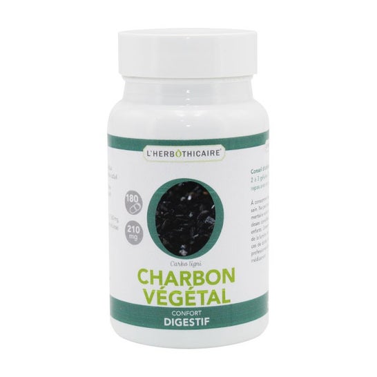 L'Herbothicaire Carbón Vegetal 210mg 180caps