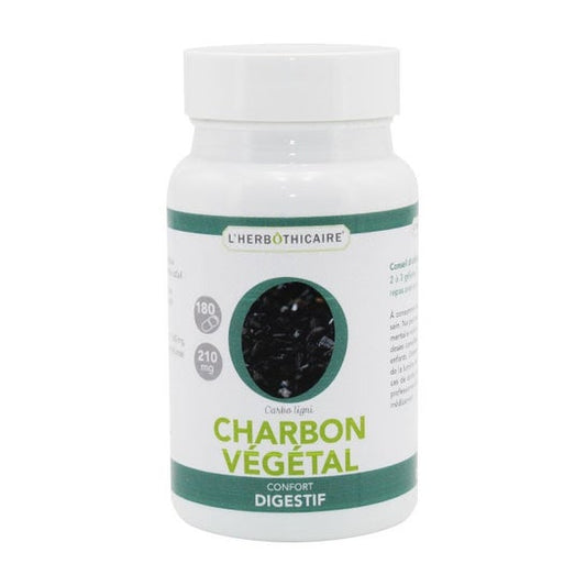 L'Herbothicaire Carbón Vegetal 210mg 180caps