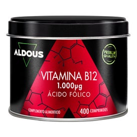 Aldous Vitamina B12 con Ácido Fólico 400comp