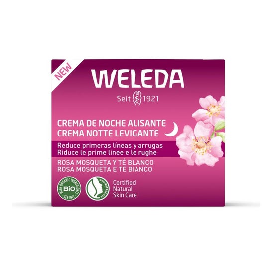 Weleda Crema de Noche Alisante Rosa Mosqueta y Té Blanco 40ml