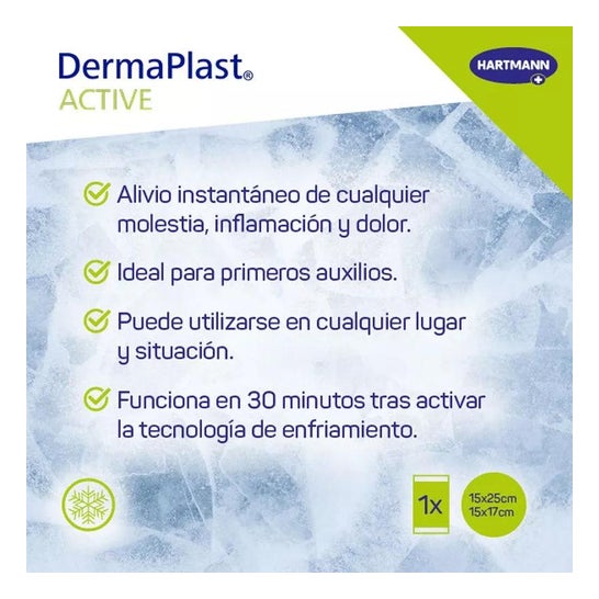 DermaPlast Active Instant Ice Bolsa de Frío Instantáneo 15x25cm