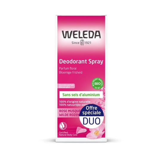 Weleda Desodorante Spray de Rosa Mosqueta 2x100ml