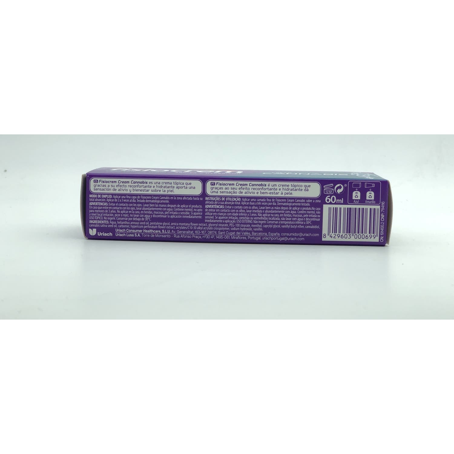 Fisiocrem Cannabis Crema 60ml