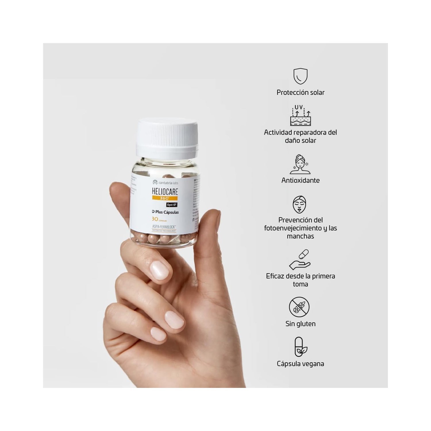 Heliocare 360º D Plus Cápsulas 6x30 caps
