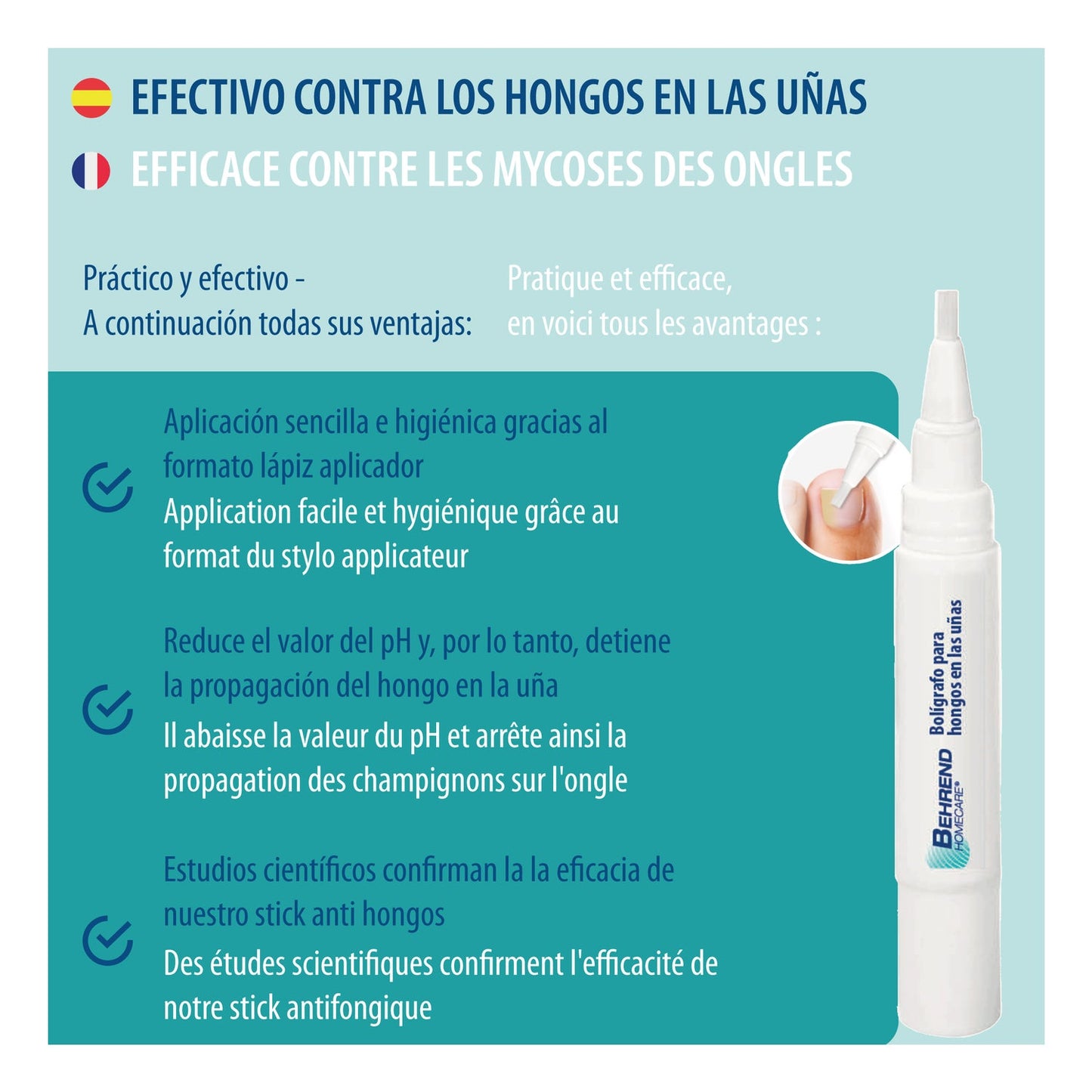 Behrend Stick para Hongos en las Uñas 4ml