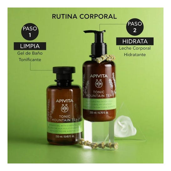 Apivita Mountain Tea gel de Baño con Té de Montaña 250 ml