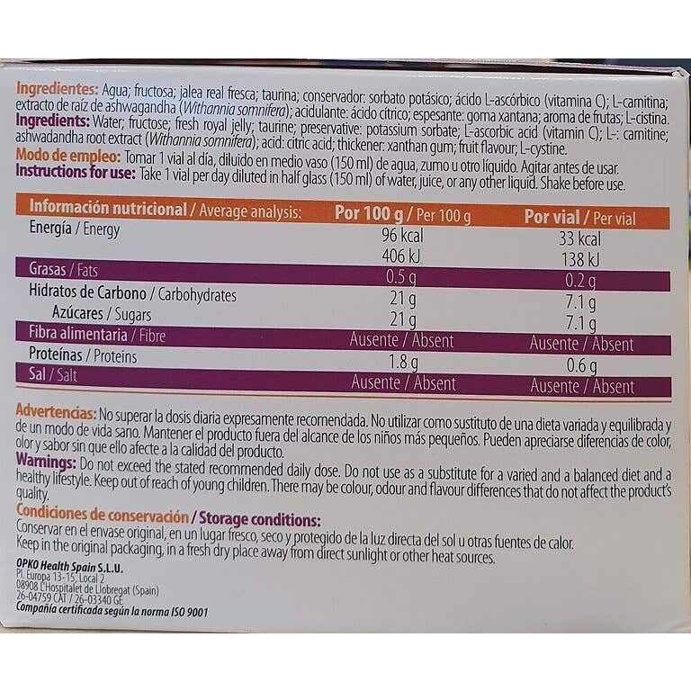 Vitality plus 15 viales