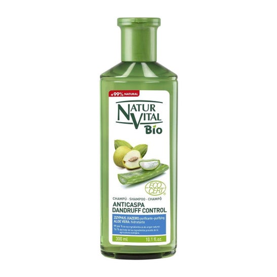 NaturVital Champú Bio Ecocert Anticaspa 300 ml
