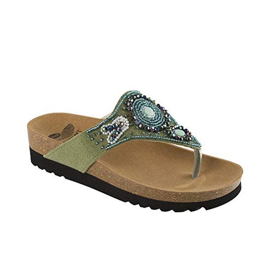 Scholl Sandalia Taila verde talla 36