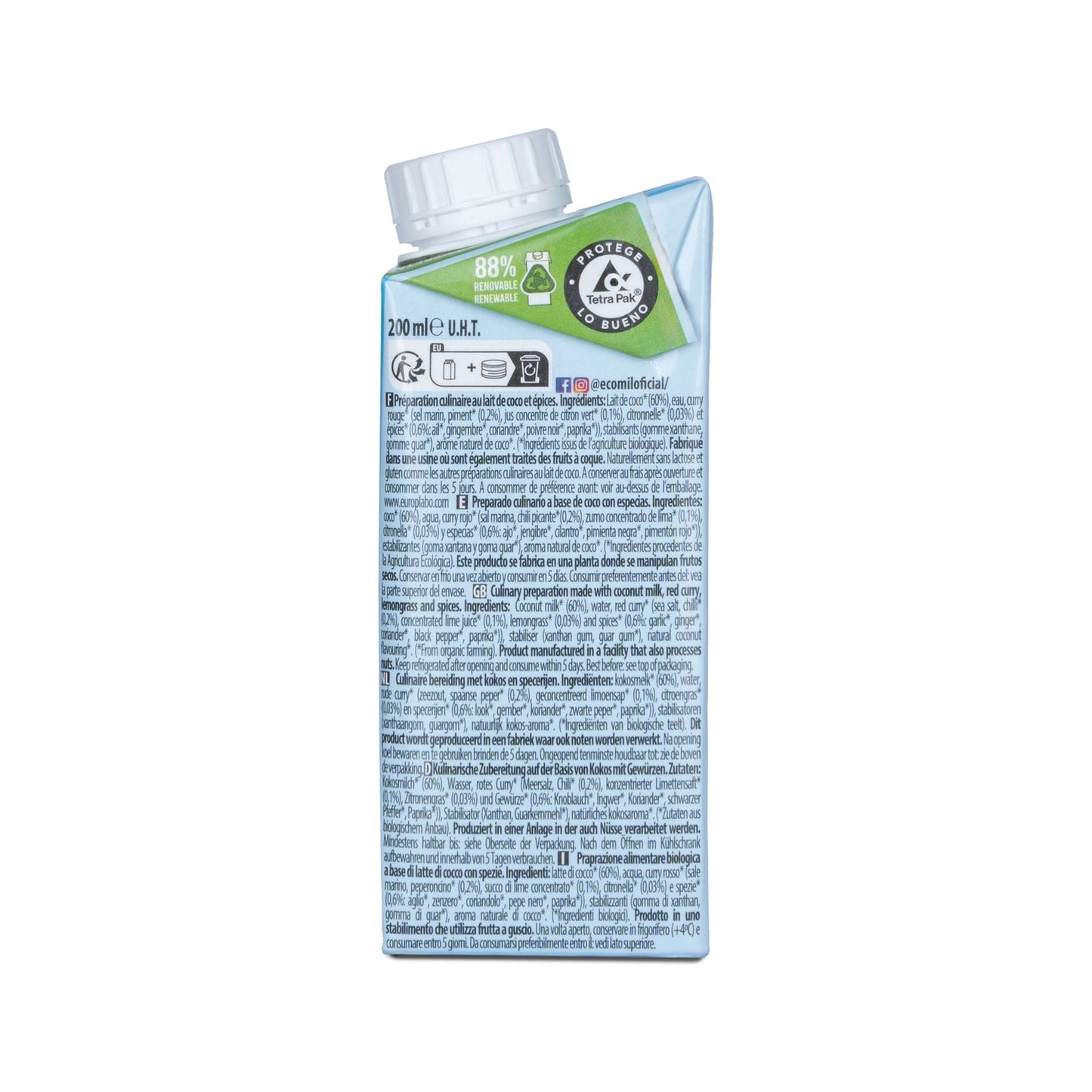 ECOMIL Cousine Thai Bio 200ml