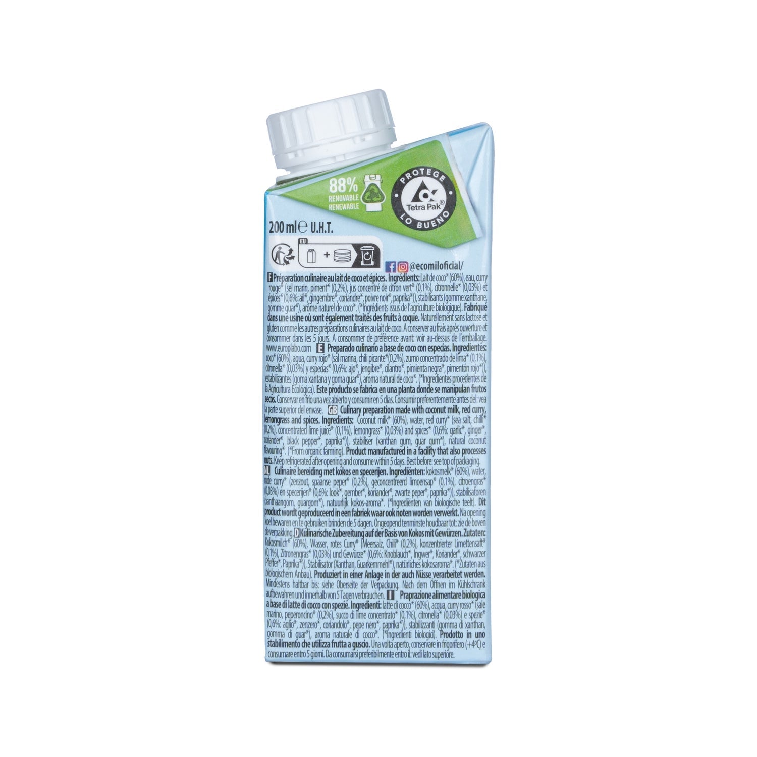 ECOMIL Cousine Thai Bio 200ml