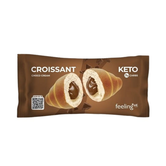 Feeling Ok Croissant Proteína Relleno Crema Cacao 50 gr