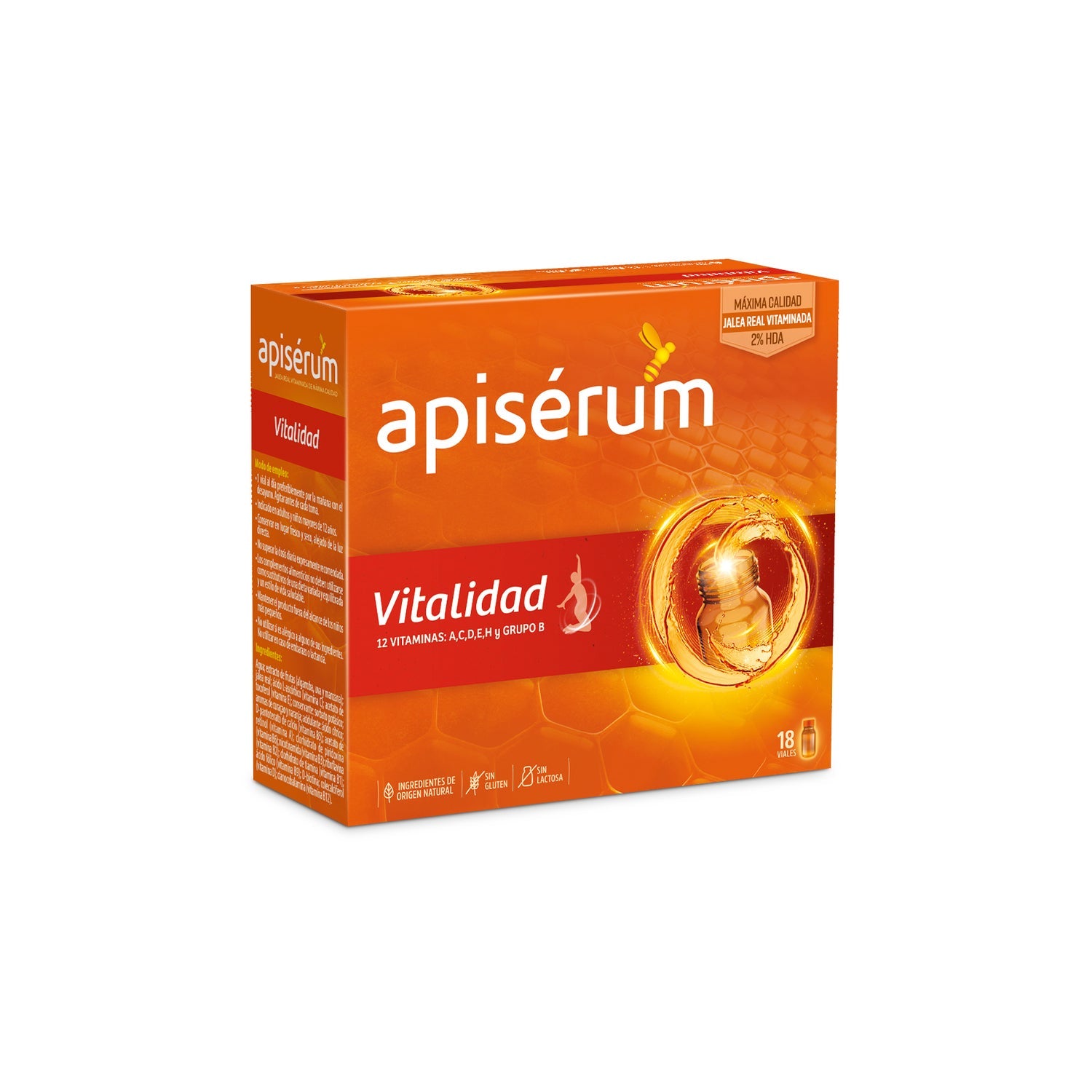 Apisérum Vitalidad 18 viales